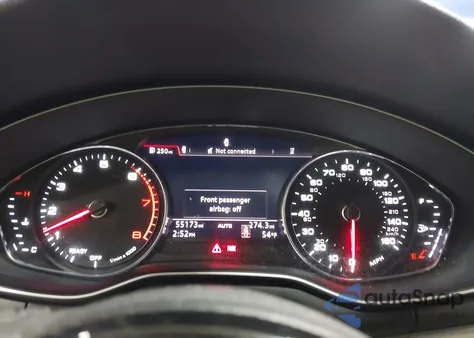 2018 Audi A4 2.0T Premium/2.0T Tech Premium from USA, damaged, VIN WAUPNAF40JA137948